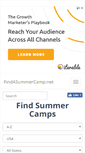 Mobile Screenshot of findasummercamp.net